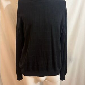 Pronto Uomo Black Crewneck Sweater